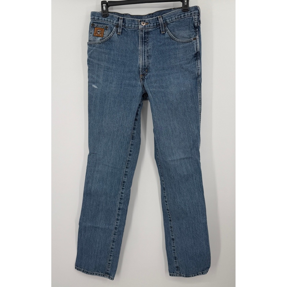 Cinch White Label Mens Relaxed Fit Straight Leg Jeans Medium Wash 35x38 Denim